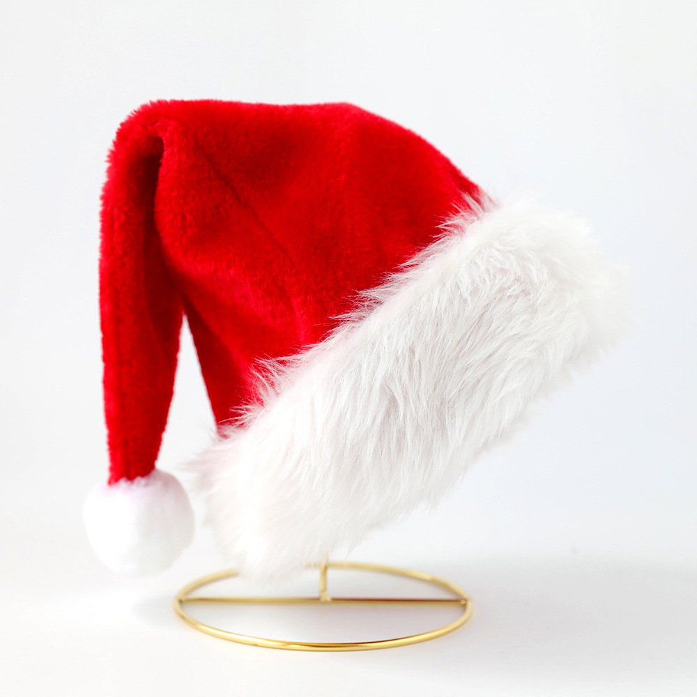 Orangee Extra Thicken Classic Christmas Hat Xmas Holiday Hat For Adults And Children Unisex Velvet Comfort Santa Hat