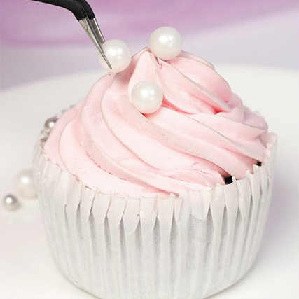 Wholesale 4mm White Edible Sugar Beads Cake Sprinkles Pearl Bakery Decoration Solid Ingredients Halal Bottle Bag Options