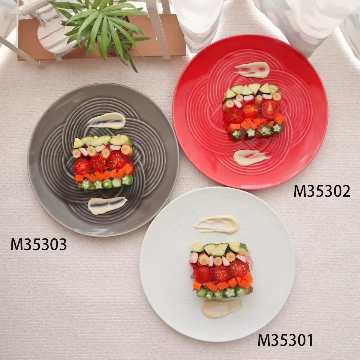 Party Supply Dining Luxury Dinnerware Cake Dish Decorative Set Ceramic Plate Wedding