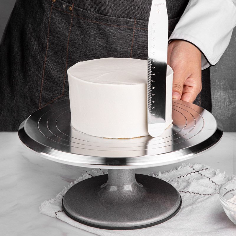 Baking Supplies Cake Decorating Tools Metal Revolving Cake Stand Turntable12in Aluminum Alloy Cake Rotating Turntable