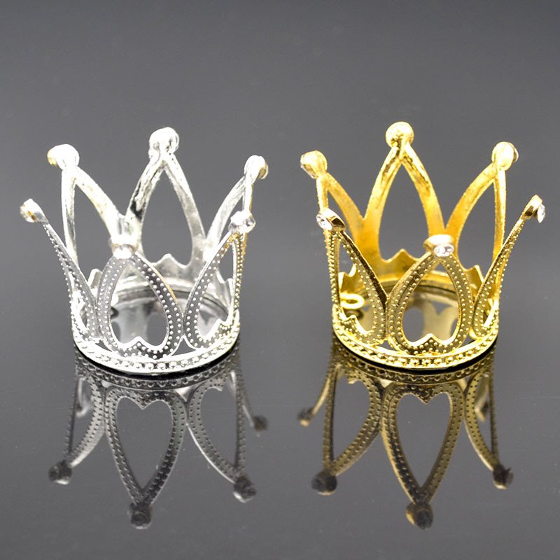 Gold Wedding Hair Accessories Bridal Crown Wedding Party Headdress Crowns For Fower Arrangement