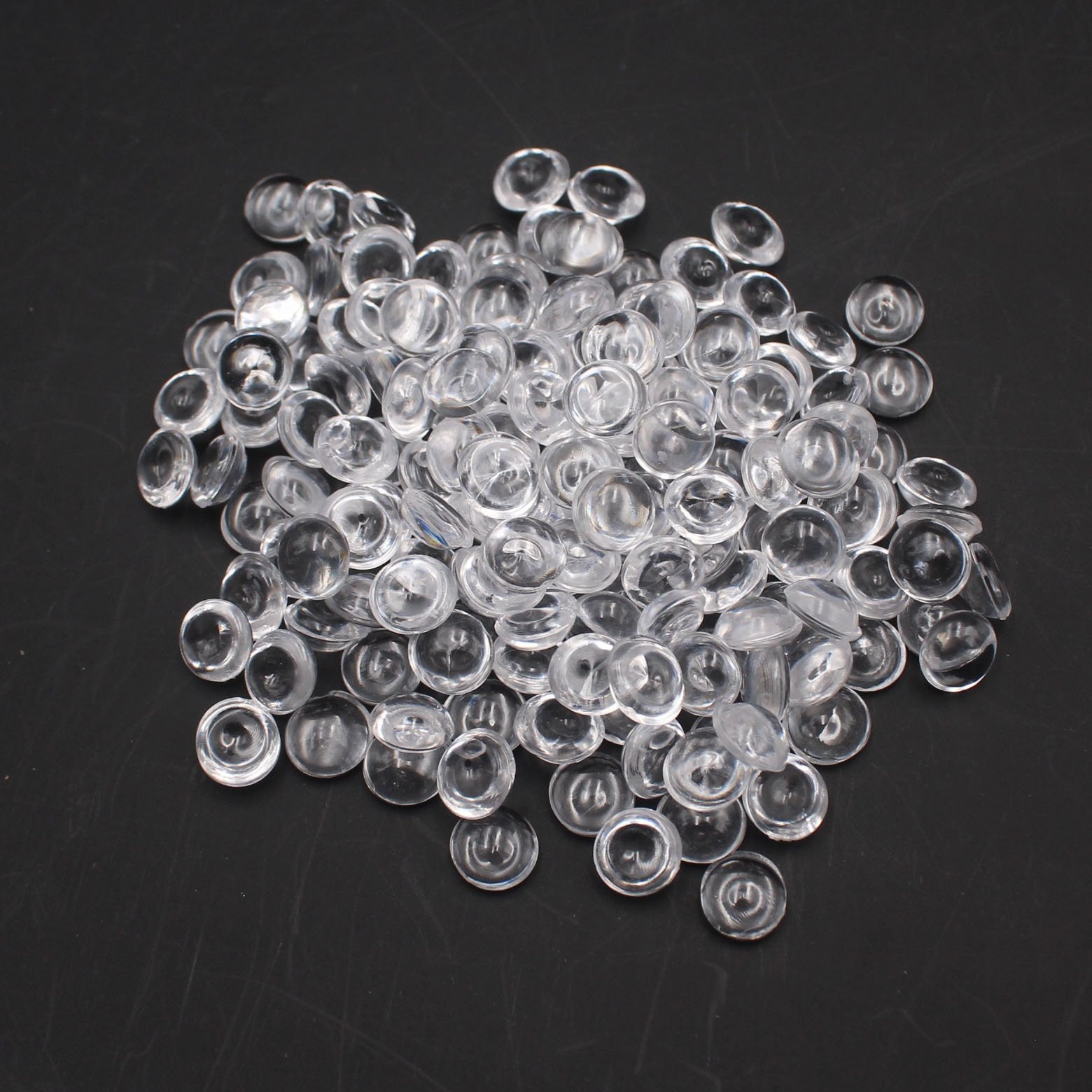 500g/bag Well Selling 7mm Mult Color Fish Tank Flat Beads No Hole Beads for Slime Filling Diy Decoration