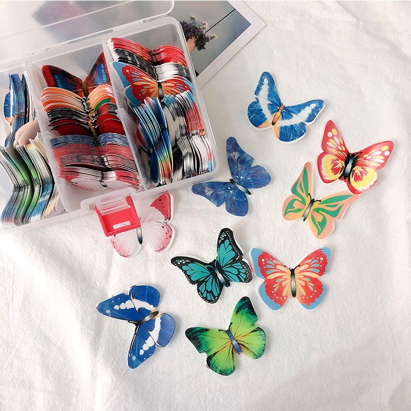 Promotion Mixed Wafer Rice Paper cake Decoration supplies Flowers Cupcake Decorative Rice Paper For Wedding Party Decoration