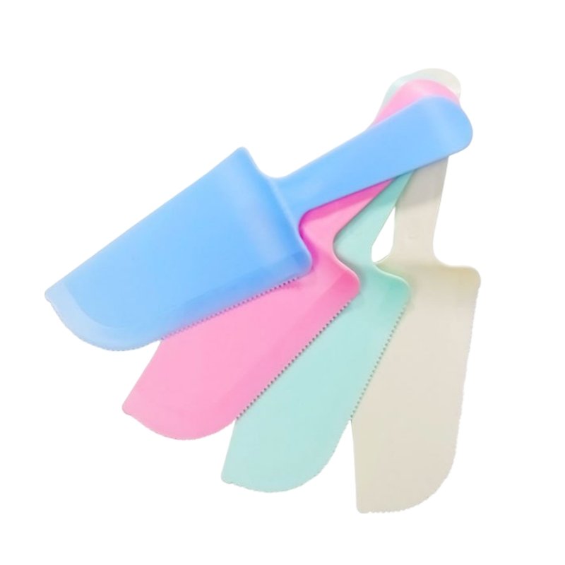 Wholesaler Birthday Party Supplies Thicken Plastic Disposable Birthday Cake Knife Birthday Cake Cutter