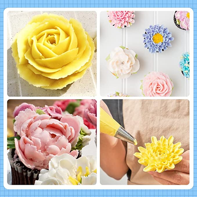 Hot Sale Stainless Steel Cake Decorating Nozzles Tools Cake Decorating Supplies Russian Piping Tips