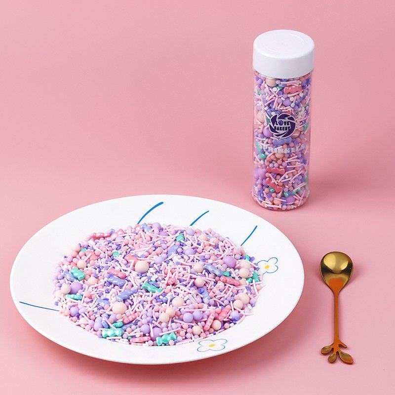 edible sprinkles cake decoration supplies sprinkle candy mix gourme bakery decoration ingredients for Valentine's Day