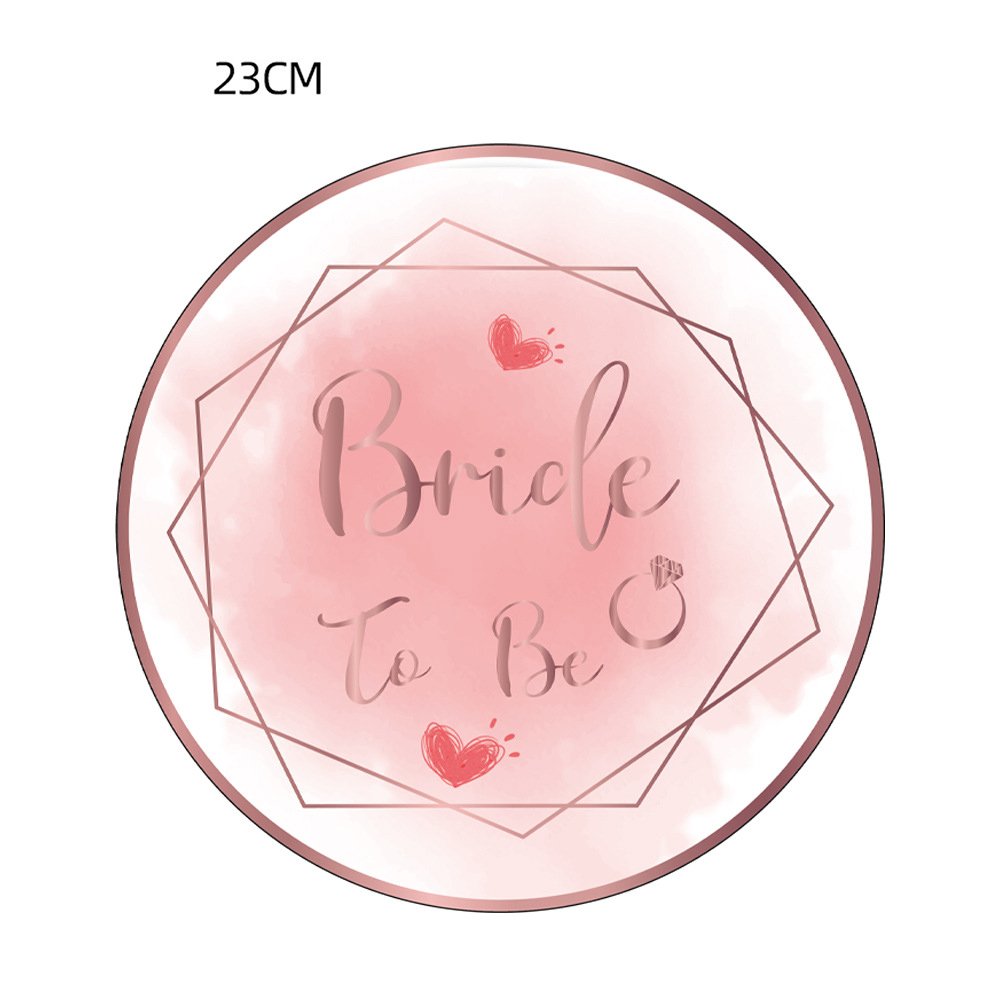 Nicro Bachelorette Party Balloon Set Bride To Be Balloon Diamond Ring Hair Gauze Strap Bridal Shower Party Set