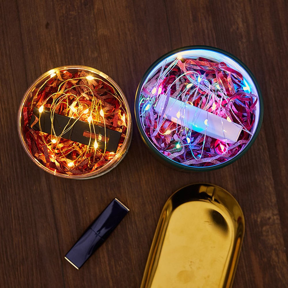 String light battery copper wire light string waterproof festival star light string flower cake gift box decoration