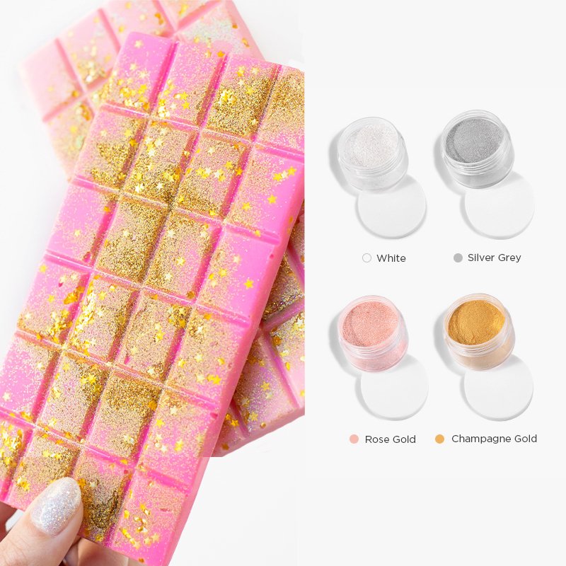24 Colors 4g Edible Glitter Powder Bakery Decoration Ingredients Gold Cake Powder Edible Glitter for Drinks for Party