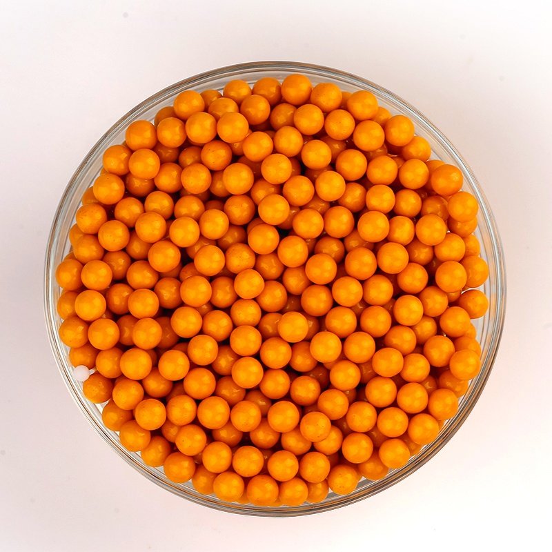 100% Natural Color Gold Pearl Matte 7mm Sugar Beads Cake Decorating Supplies Sprinkles Bulk Sprinkles Al Major for Bakery Decor