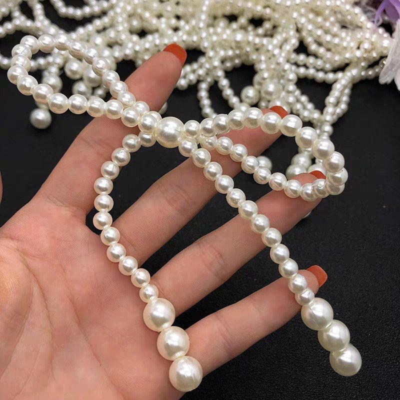 Pearl Bow Decoration Florist Bouquet Accessories Cake Pearl Decoration
