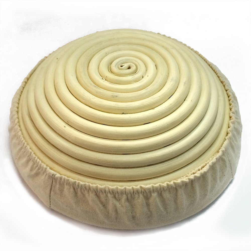 Round basic light yellow cake mold bread proofing basket rattan healthy rattan basket bread