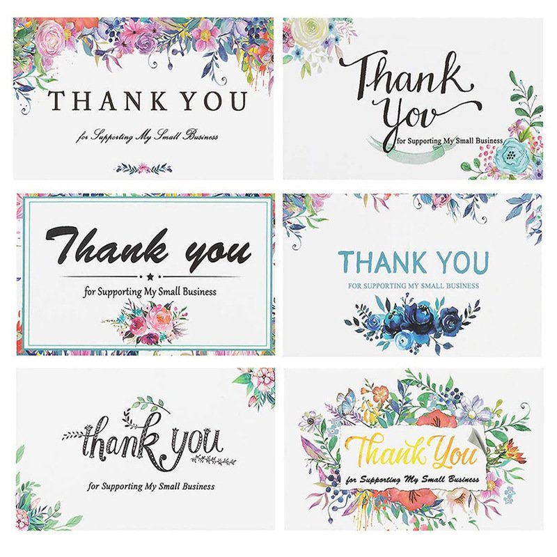 Ychon wholesale custom floral gift cards colorful flower printing cards for wedding date gift accessories