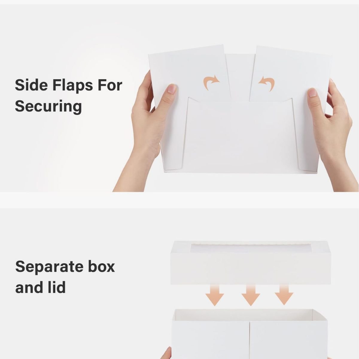 Bake packaging windowed heaven and earth lid cheesecake carton pizza box bake cake supplier