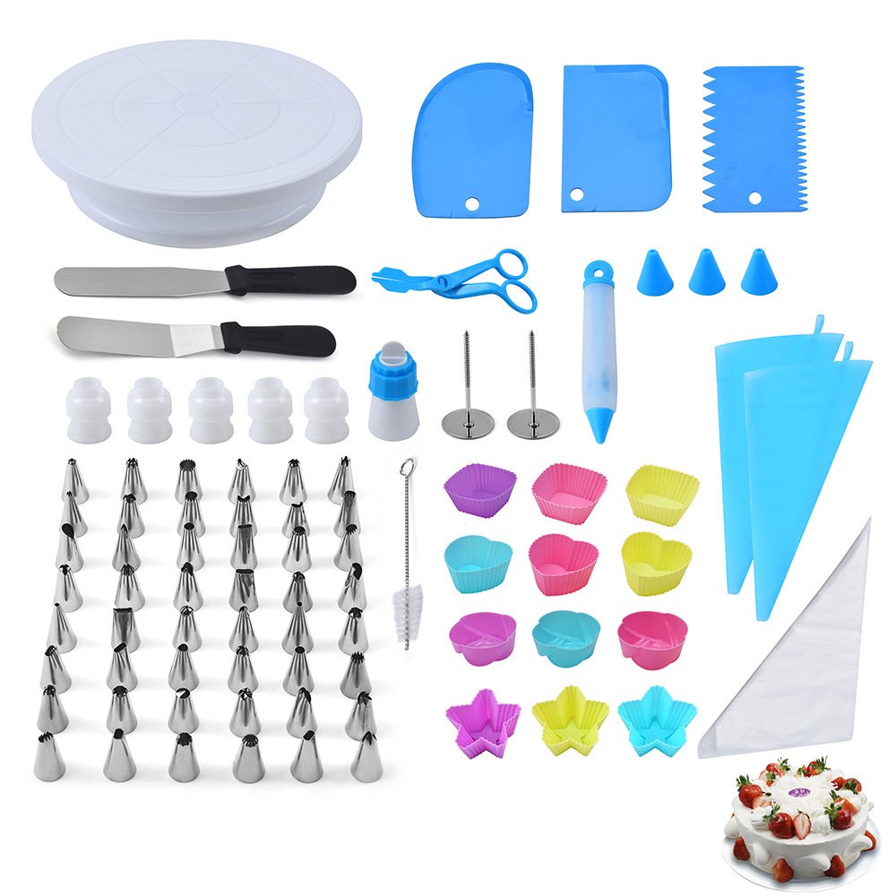 80 pcs Baking Pastry Cake Tools Accessories Reposteria Cake Decorating Supplies Kit Set