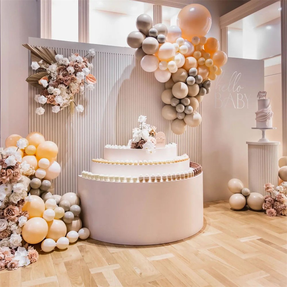 Wedding Event Decoration Supplies round Cylinder Pedestal Stand for Cake and Dessert Table for Party