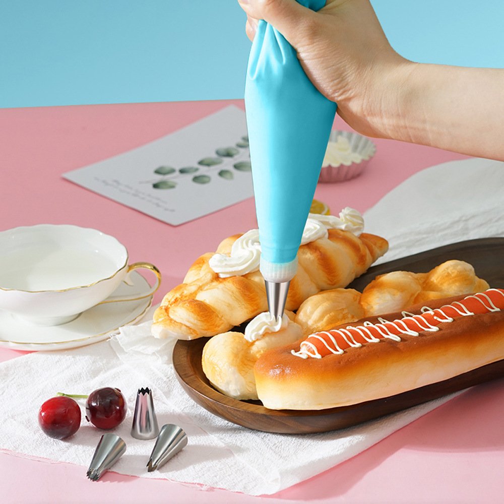 Reusable Pastry Piping Bags Cake Bags Decorating Icing Icing Bag for Home Kitchen DIY Baking Dessert Cookies Bakery Tool