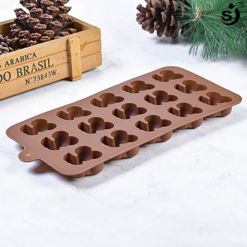 New Fruit Cherry Shape Chocolate Mold Non Stick Silicone Chocolate Mold for Cake Decoration Supplies