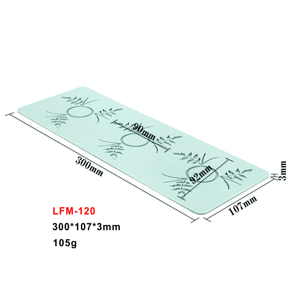 Early Riser Moule Silicone 3D Lace Mat Cake Fondant Mold Chocolate Dessert Decoration Baking Supplies