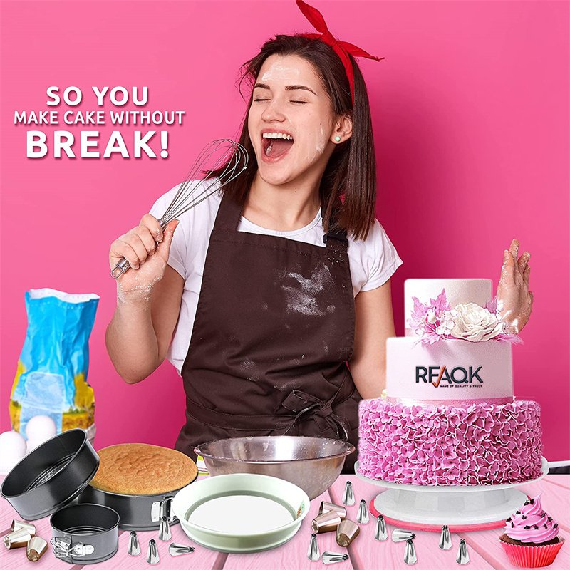 360pcs Cake Tools For Decorating Sustainable cake tools Baking Accessories cake turntable set