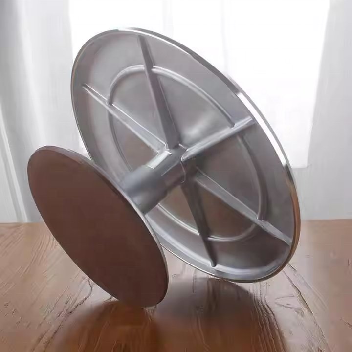 10/12 Inch Rotating Cake Turntable for Cake Decorating Aluminium Alloy Revolving Cake Stand for Cupcake Decoration