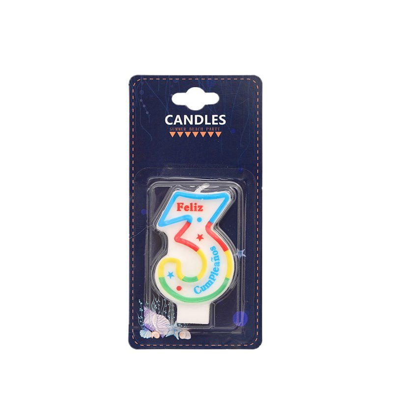 Party Supplies Birthday cake 0-9 number candle cake decoration