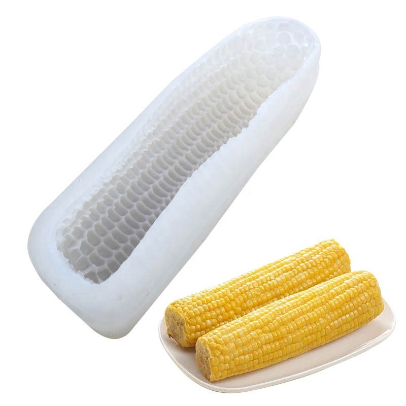 Wholesale 3D Corn Silicone Mold Mousse Cake Dessert Mold Kitchen Baking Supply for Pudding Pastry Jelly Fondant Cake Decoration