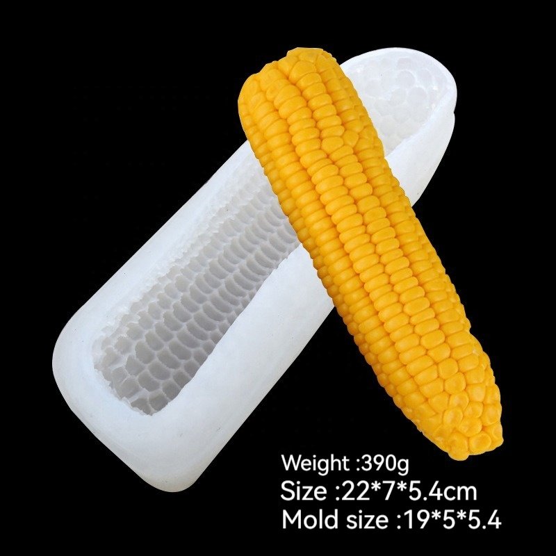 Wholesale 3D Corn Silicone Mold Mousse Cake Dessert Mold Kitchen Baking Supply for Pudding Pastry Jelly Fondant Cake Decoration