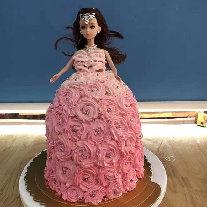 New Arrival 19 cm Plastic Doll Toy Cake Toppers Girl Dolls Toys 7.5 Inch Cake Tools Naked Doll Decorating For Cakes