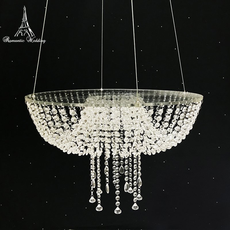 18 inch / 23.6 inch Acrylic hanging cake stand romantic wedding birthday party cake stand set for dessert table