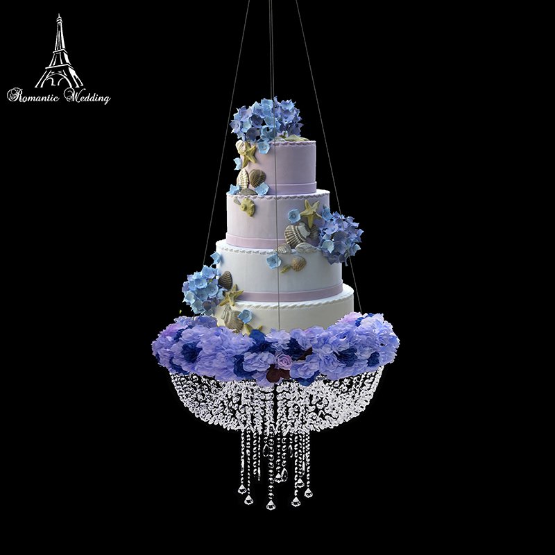 18 inch / 23.6 inch Acrylic hanging cake stand romantic wedding birthday party cake stand set for dessert table