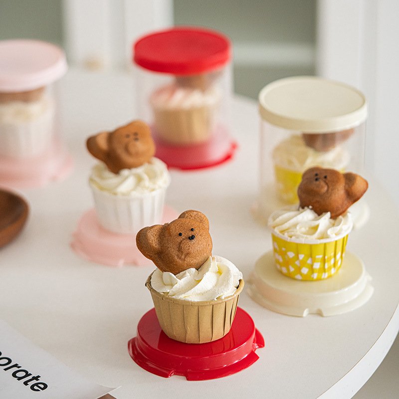 Children's Day Cupcake Box for Muffins and Madeleines Baking Packaging Supply for Cake Decorating