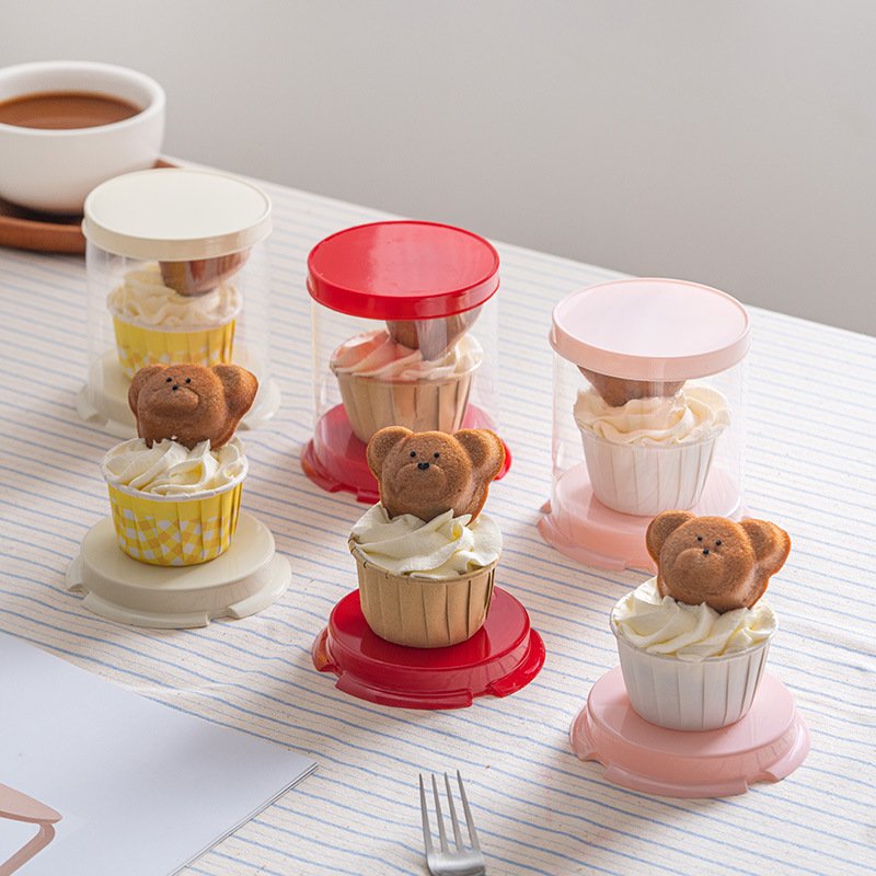 Children's Day Cupcake Box for Muffins and Madeleines Baking Packaging Supply for Cake Decorating
