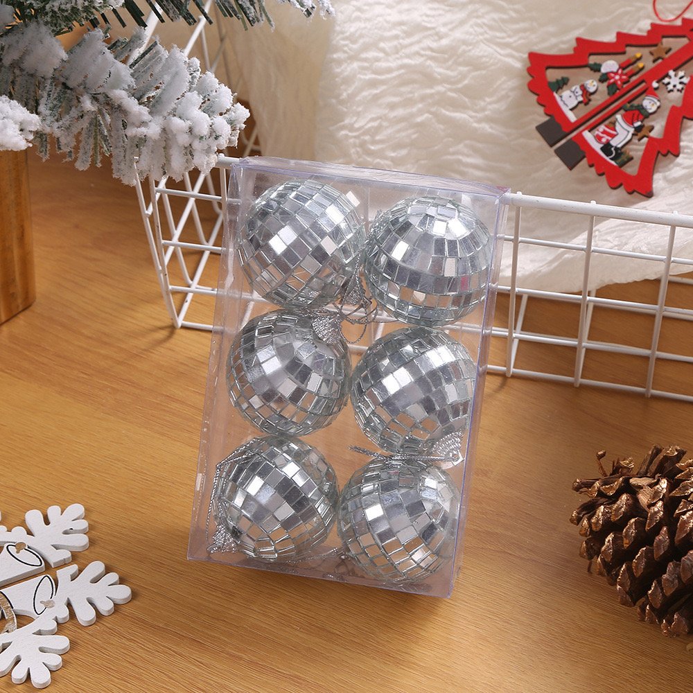 Christmas Mirror Ball Party KTV Atmosphere Decor Crafts Bar Disco decoration Pendants Ornaments Props cake ball