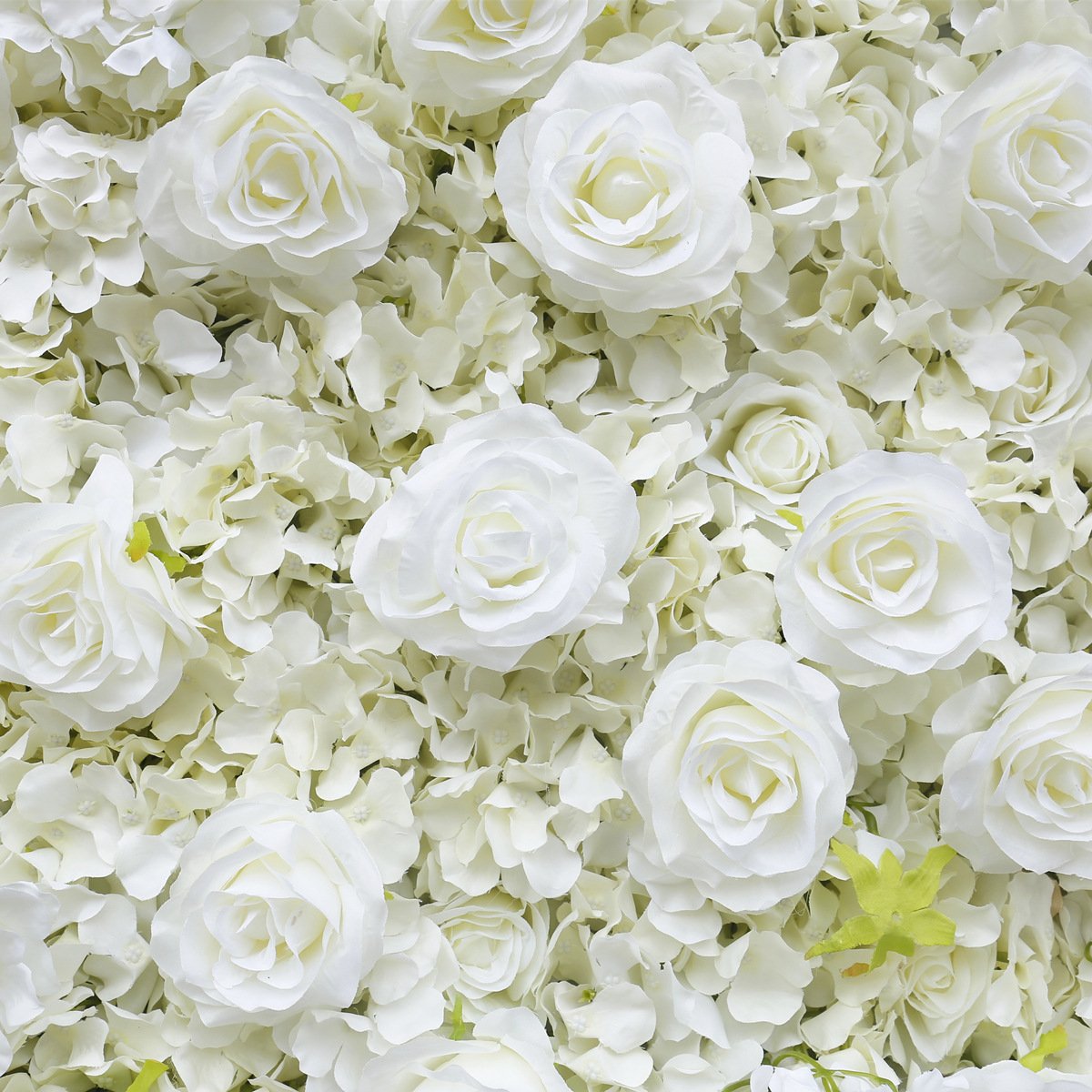 hot popular Classic White 3D Silk Artificial Flower Wall for Wedding Centerpieces & Table Decorations for Party Occasions