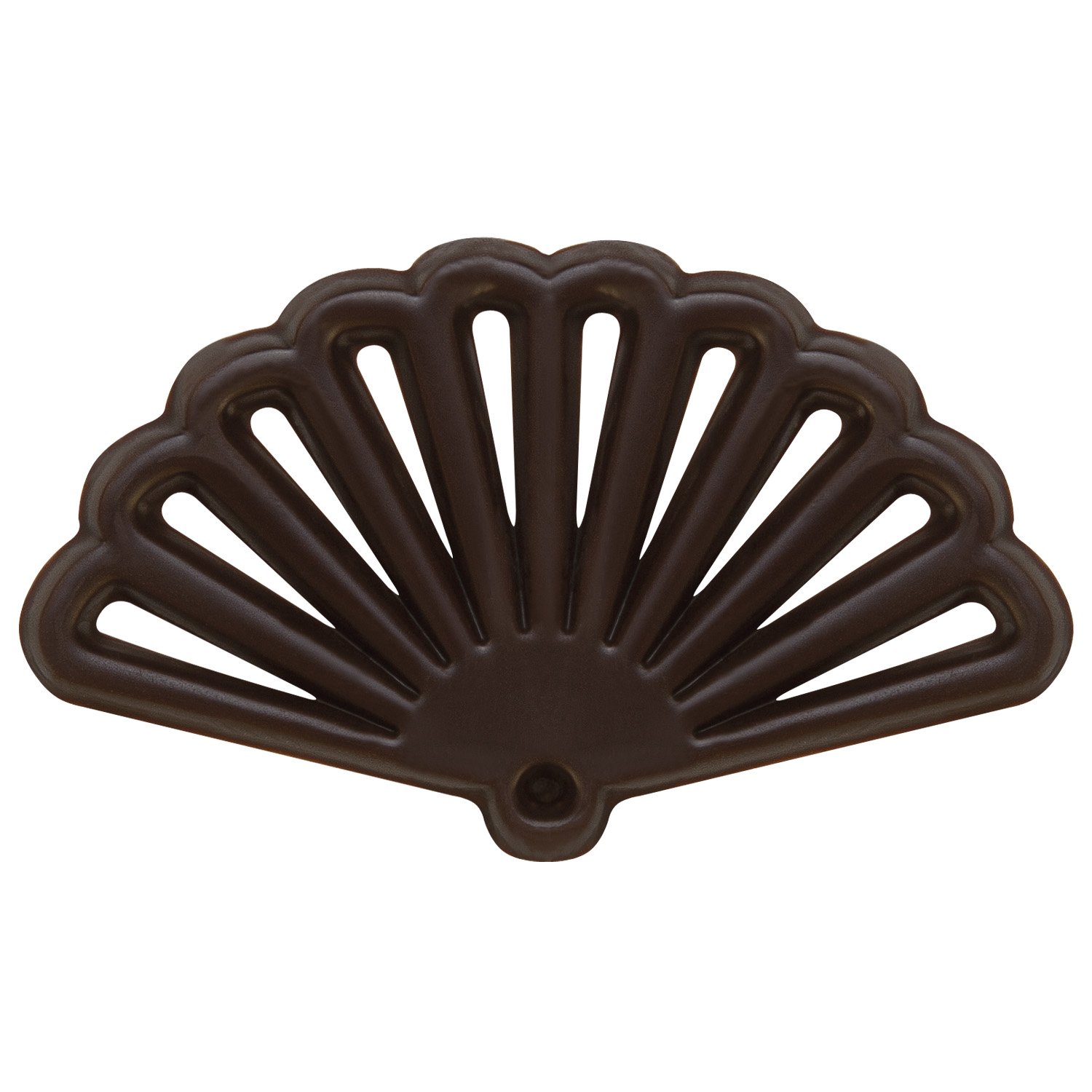 Dekora Brand Edible Black Chocolate Oriental Fan 2D 5.9X3.5cm For Kids Birthday Party Cake Decorating