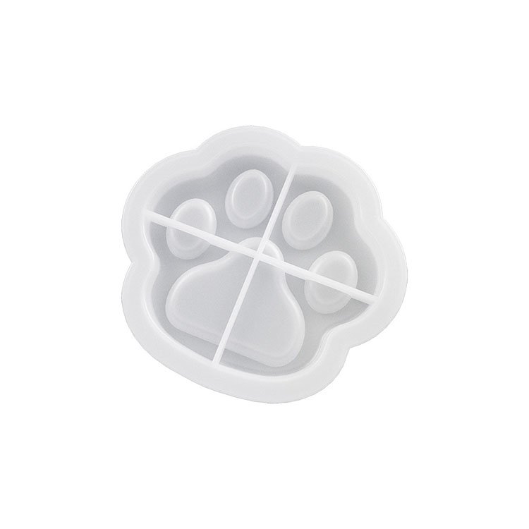 DIY Cat Claw Tray Coaster Silicone Mold Ashtray Plaster Resin Concrete Cement Mould Handicrafts Jewelry Storage Plate Home Decor