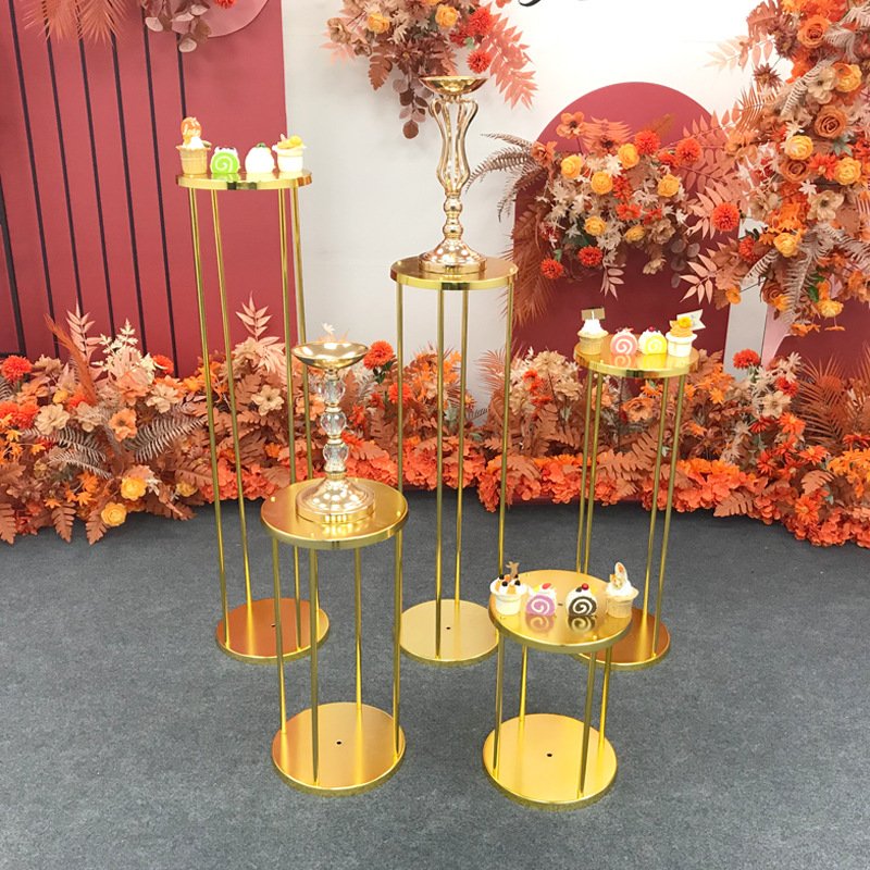 Wedding Supplies Dessert Table Cylinder Cake Table Wedding Birthday Party Welcome Store Product Display Stand