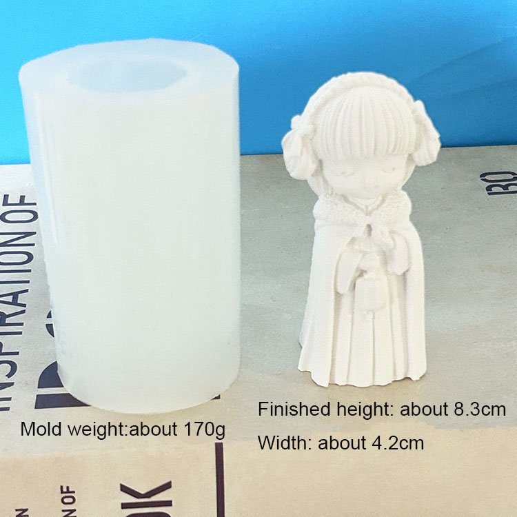 Four Ancient Beauties Cartoon Candles Silicone Mold DIY Creative Aromatherapy Home Decor Desktop Ornaments Handicrafts Keychains