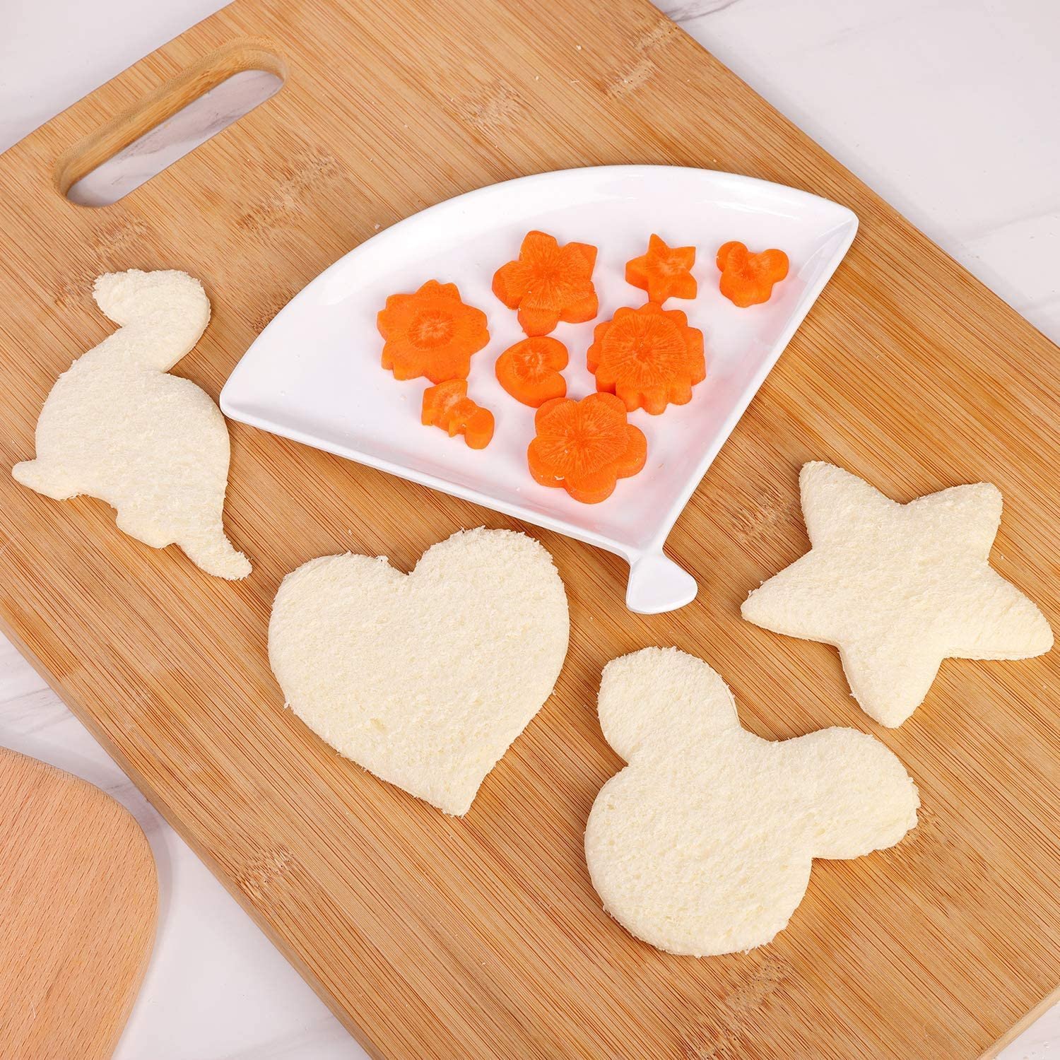 Egg Shapes Bread Sandwich Decruster Press Mold DIY Pancake Maker Cookie Cutter And Sealer For Kids Bento Box Decoration