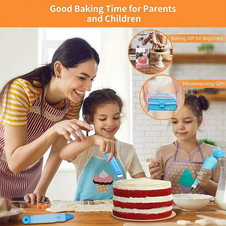 Hot Sale 236pcs/set Cake Tools and Accessories Baking Kit with Storage Box