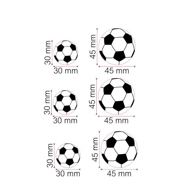 Wholesale Hot Party Decorations Birthday Supplies birthday CupCake Plugin Acrylic Football Theme Cake Topper For Boys Men