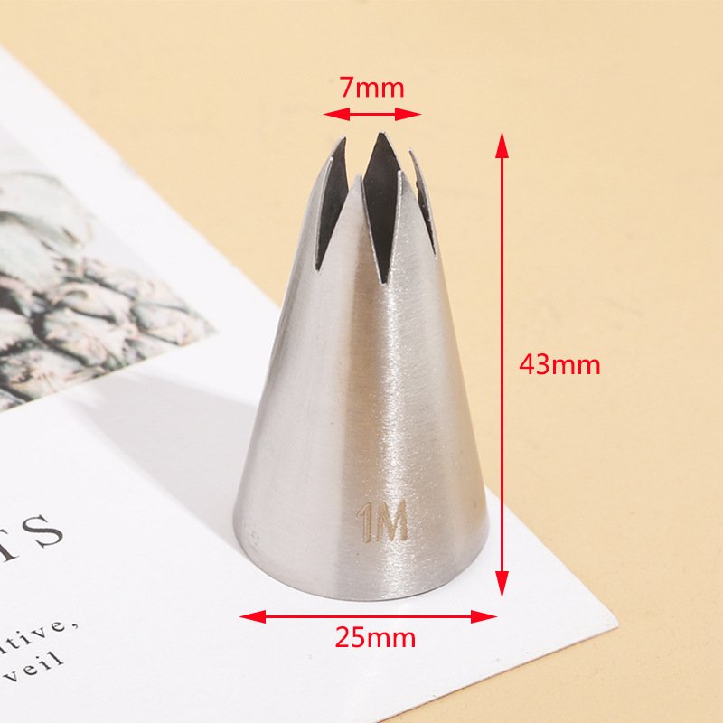 1M Piping Tips cake decorating nozzle Icing Nozzles For baking tools DIY cream cake pastry nozzles