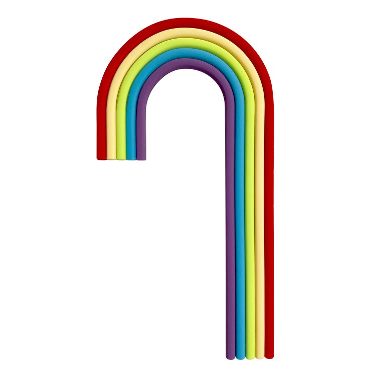 Customized color Blue Rainbow Cake Topper Cake Decorations Boho Cake Topper for Wedding Baby Shower Birthday Party Supplies