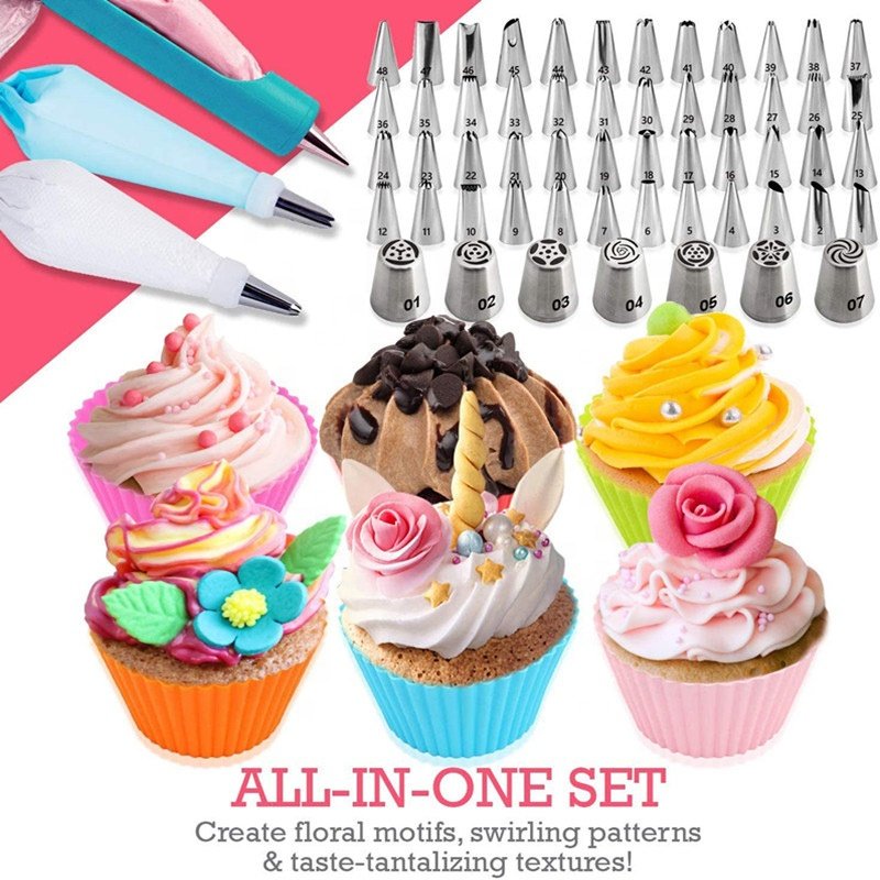 High Quality 333Pcs Russian Cake Decorating Supplies Kit Baking Pastry Tools Baking Accessories Set with Factory Supplier