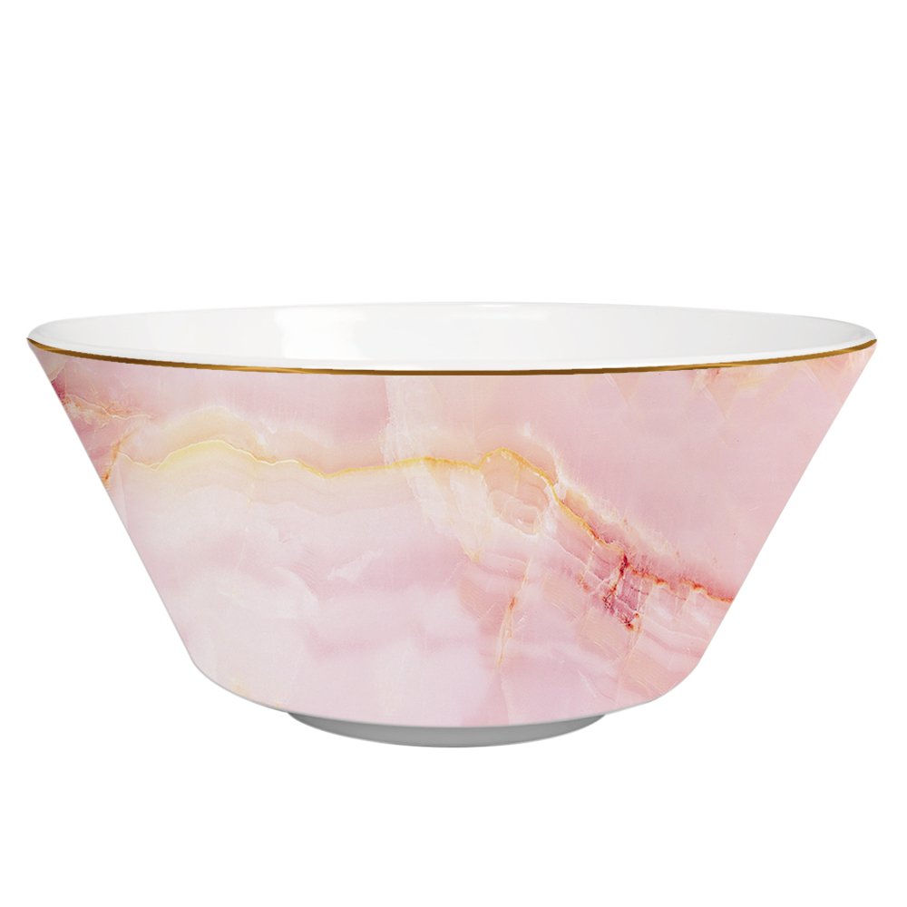 Wholesale Pink Christmas Dinner Dessert Cake Plate sets Ceramic Home Decoration Bone China Dinnerware Set
