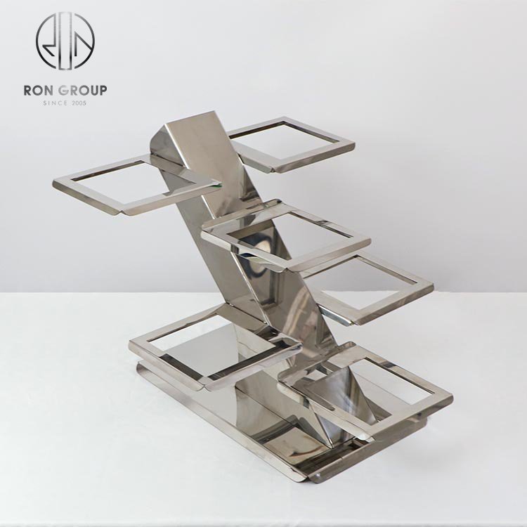 Stainless Steel Catering Stand Afternoon Tea For Food Display Restaurant Wedding Cake Stand Buffet Riser Display Dessert Stand