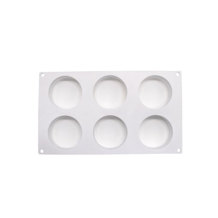 YS DIY 6 Even Flat Cylindrical Cake Candle Mold Baking Pastry Chocolate Pudding Mould Muffin Mousse Ice-Creams Biscuit Cake Tool
