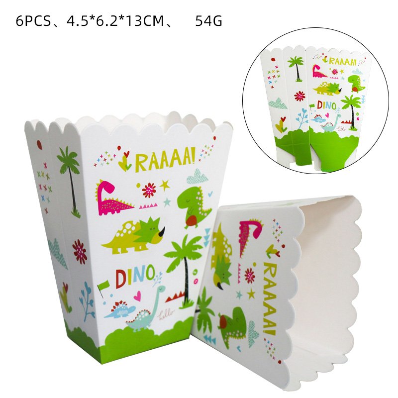 Little Green Dino Birthday Party Decorations Supply Dino Disposable Tableware Set Party Supplies