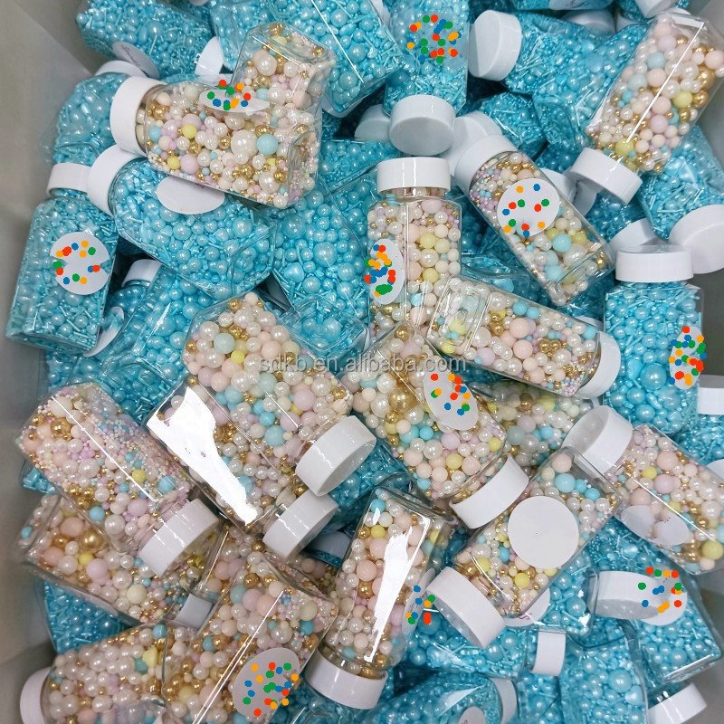 Edible Sprinkles Mixes Royal Daisy Icing Decorations Cupcakes Sprinkles for Bakery Decoration Sprinkles Comestibles